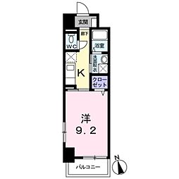 ケヤキグランデ 1Kの間取図画像