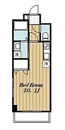 スカーレット ワンルームの間取図画像