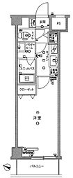 スカイコート板橋五番館 1Kの間取図画像