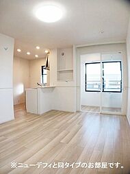 JR横浜線 橋本駅 バス19分 町屋本町下車 徒歩2分の賃貸アパート 2階1LDKのリビング/ダイニング