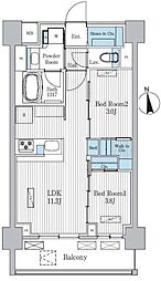 Terra蚕糸の森 2LDKの間取図画像
