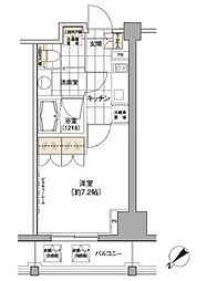 間取図画像 1K