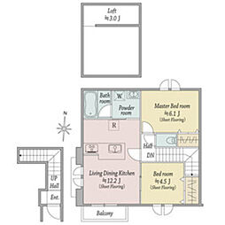Windsor Court 2LDKの間取図画像