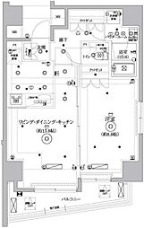 セジョリ桜台駅前 10階1LDKの間取り