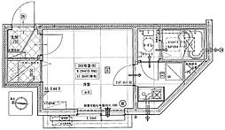 ソラナテラス舎人 1Kの間取図画像