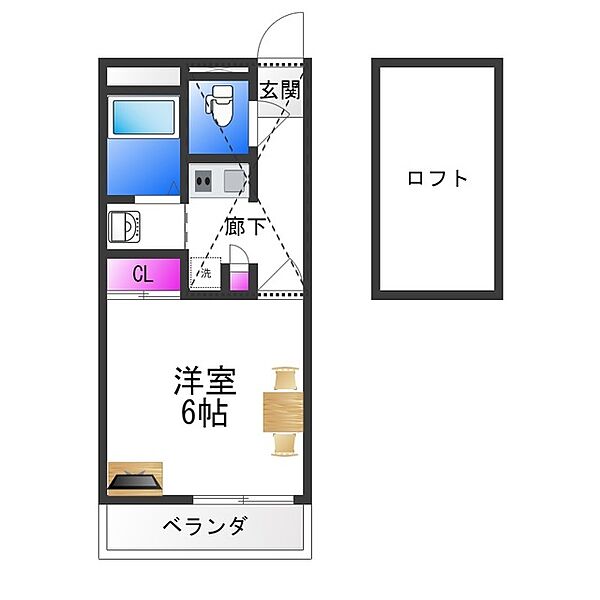 レオパレスヴィヴレII ｜大阪府大阪市平野区加美正覚寺３丁目(賃貸マンション1K・2階・20.20㎡)の写真 その2