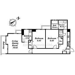ウイントンベリーハウス 2LDKの間取図画像