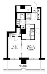 イーストコモンズ清澄白河セントラルタワー 1LDKの間取図画像