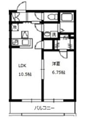 Raffine 1LDKの間取図画像