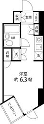 ドミトリー原町田 ワンルームの間取図画像