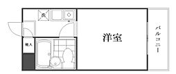 ビアメゾン三井パート21 ワンルームの間取図画像
