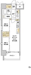 ソビリオンメゾン新大阪 2LDKの間取図画像