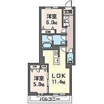 フォレナII 00103 ｜ 埼玉県さいたま市岩槻区大字本宿41-1（賃貸マンション2LDK・1階・56.40㎡） その2