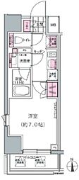 プレジリア東日本橋 1Kの間取図画像