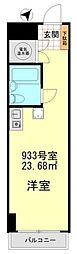 グランドメゾン鶴見ノースウィング ワンルームの間取図画像