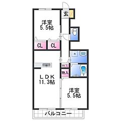 物件の間取り