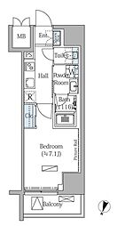 モディア文京目白台 1Kの間取図画像