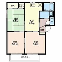 アプリコット B201 ｜ 新潟県燕市井土巻２丁目165（賃貸アパート3DK・2階・53.83㎡） その2