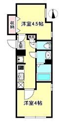 LOTUS平和島WEST 2Kの間取図画像