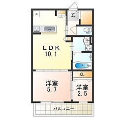 サイプレス北巽 2階