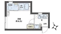ＬＩＦＥＥＤ ＣＲＥＡＬ広尾 1階1Kの間取り
