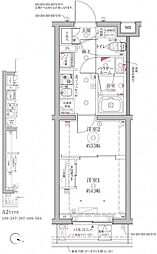 CRACIA西馬込 2Kの間取図画像