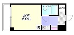 ライオンズマンション三鷹第5 ワンルームの間取図画像