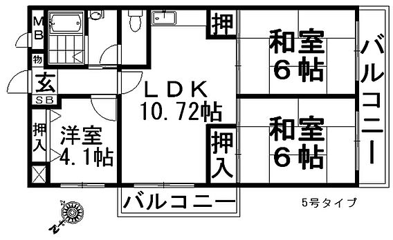 西尾ハイツ_間取り_0