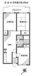 ウインダム宮前 3LDKの間取図画像