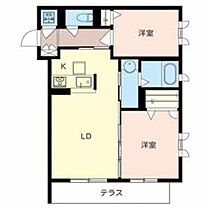 コスモス野上 0102 ｜ 兵庫県宝塚市野上４丁目16-12（賃貸アパート2LDK・1階・57.27㎡） その2