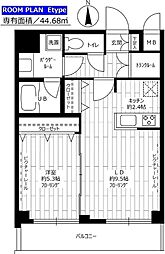 ステージファースト上落合 5階1LDKの間取り