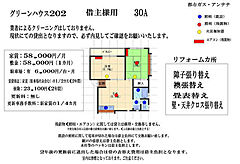 物件の間取り
