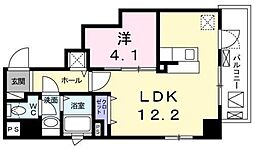 ローヤルマンション 1LDKの間取図画像