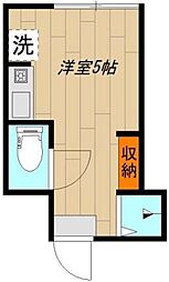 アーバンプレイス新宿北 ワンルームの間取図画像