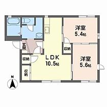 メゾンドールＢ館 302 ｜ 宮城県仙台市太白区西の平１丁目23-12（賃貸アパート2LDK・1階・47.80㎡） その2