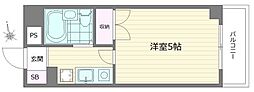 フレクション相模原 1Kの間取図画像