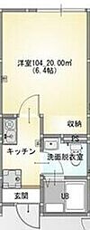 間取図画像 1K