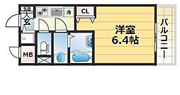 S-RESIDENCE神戸元町 1Kの間取図画像