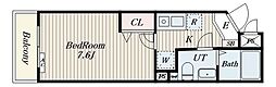 プライムアーバン西荻窪 1Kの間取図画像