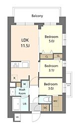 間取図画像 3LDK
