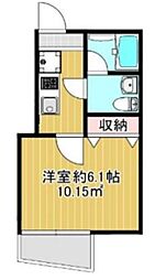 ザリッツ王子駅前 1Kの間取図画像