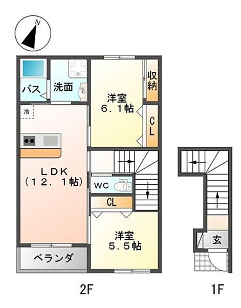 画像2:間取図