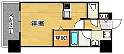 エンクレスト天神ステージ 1Kの間取図画像