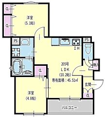 物件の間取り