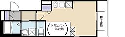 エスパーダ新井薬師 ワンルームの間取図画像