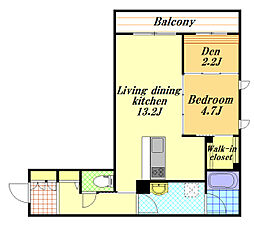 間取図画像 1SLDK