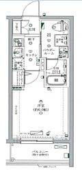 スパシエガーデン川崎梶ヶ谷 1Kの間取図画像