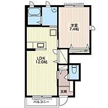 ストローハットＦ 00101 ｜ 栃木県栃木市大平町富田971-1（賃貸アパート1LDK・1階・45.95㎡） その2