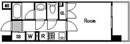 セレビア新宿御苑前 1Kの間取図画像