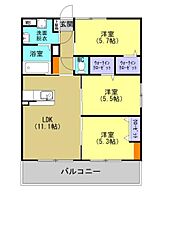 物件の間取り